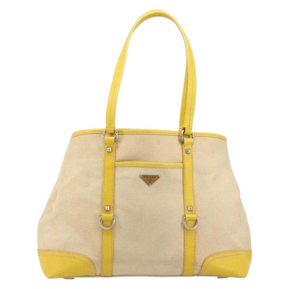 Prada Saffiano Galleria Tote Bag Beige